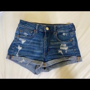 American Eagle Hi-Rise Shortie size 6